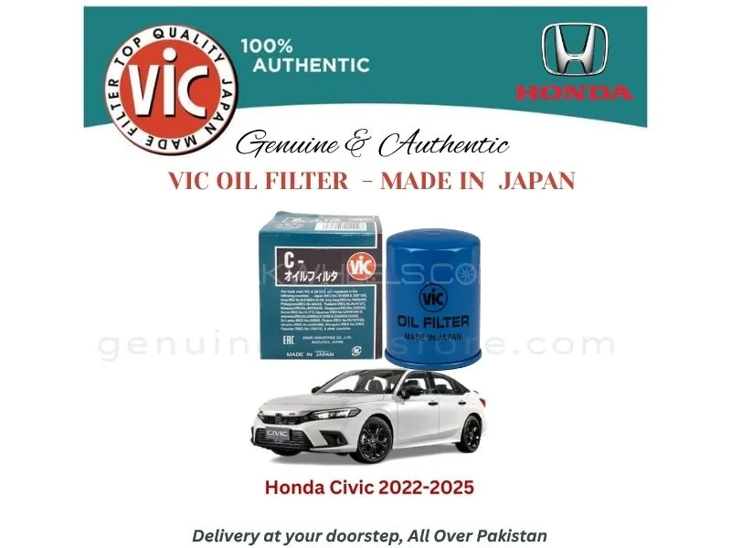 Honda Civic 2022-2025 VIC OIL FILTER - MADE IN JAPAN Image-1