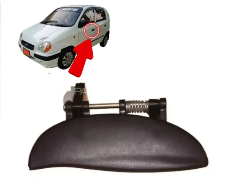 Hyundai Santro 2003-2014 Front Left Side Outer Handel | 1 Piece Image-1