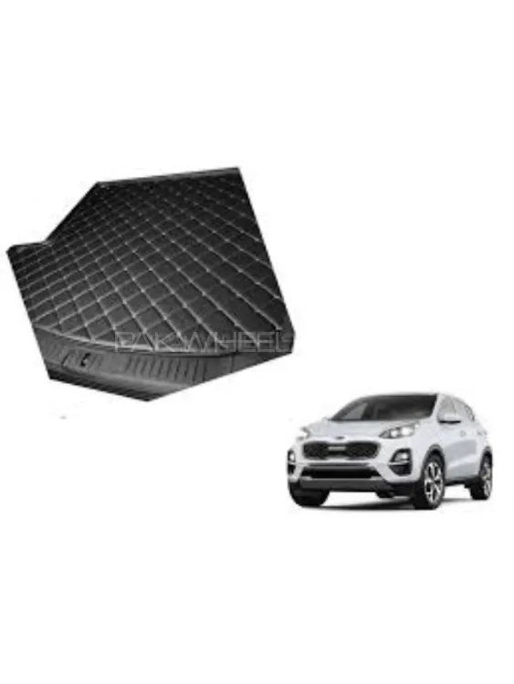 Kia Sportage 7D Trunk Mat Black Image-1