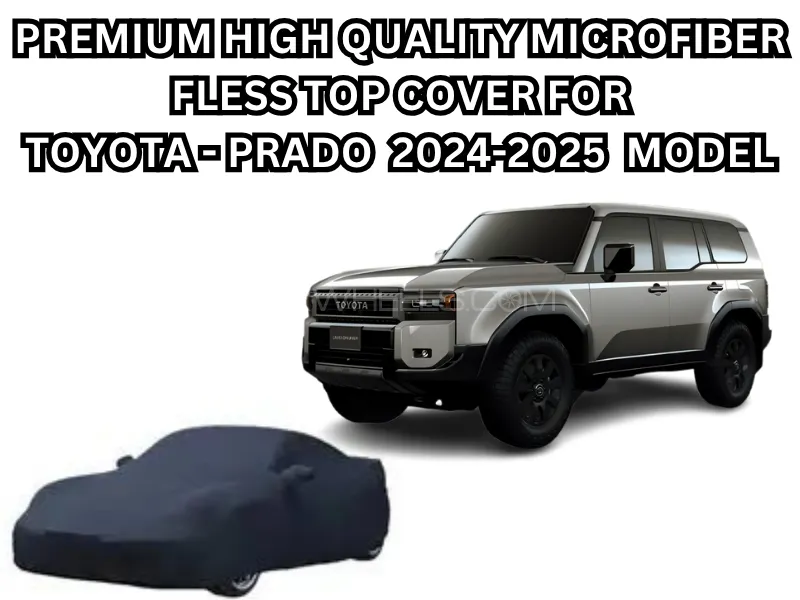 Premium High-Quality Waterproof & Dust-Proof Microfiber Fleece Top Cover for Toyota Prado 2024-2025  Image-1