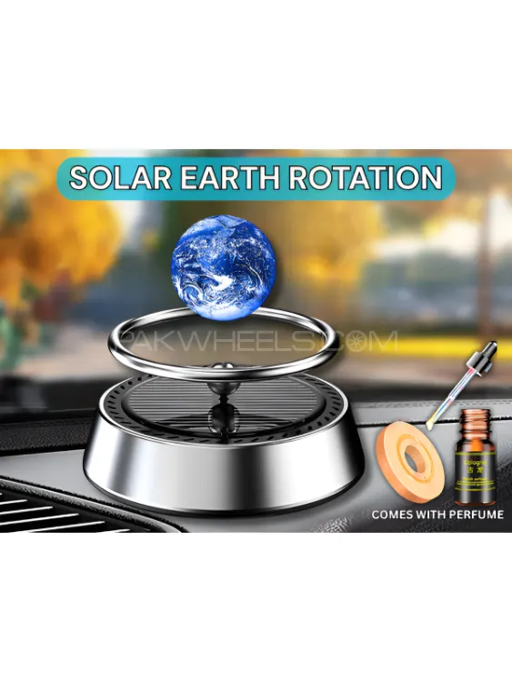 Solar Earth Interstellar Levitation Ring Car Dashboard Perfume Diffuser Car Air Freshener  Image-1