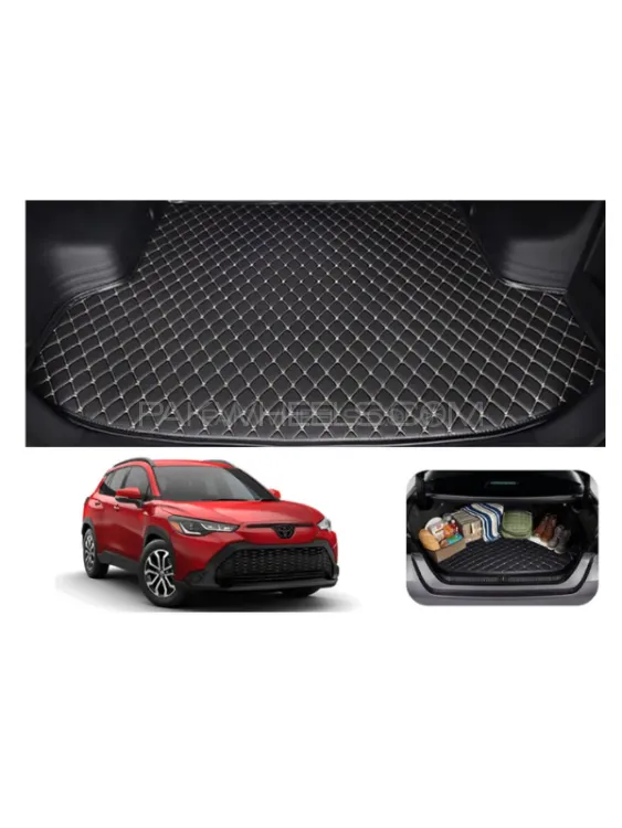 Toyota Corolla Cross 7D Custom Car Trunk Mat - Model 2020-2025 Image-1