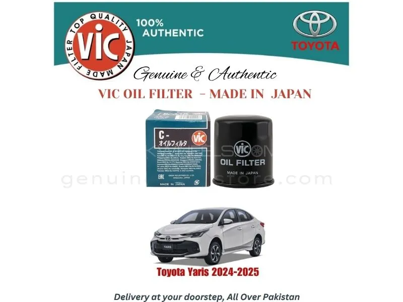 Toyota Yaris 2024-2025 VIC OIL FILTER - MADE IN JAPAN Image-1