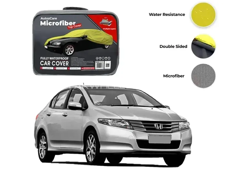 Honda City Microfiber Car Top Cover - Model 2009-2021 Image-1