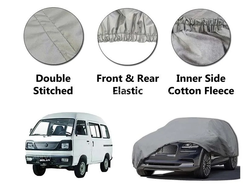 Suzuki Bolan 1988-2022 PVC Cotton Double Stitched Car Top Cover Image-1