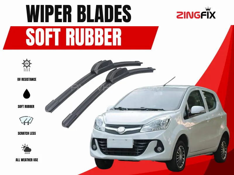 Zingfix Soft Rubber Wiper Blade for Prince Pearl (2020-2023) Image-1