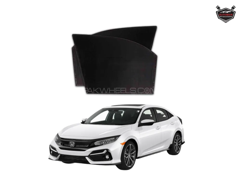 Flexible Folding Sun Shade for Honda Civic X (2017-2021) – UV & Heat Protection Image-1