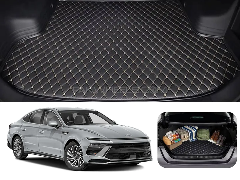Hyundai Sonata 7D Custom Car Trunk Mat - Model 2025 Image-1