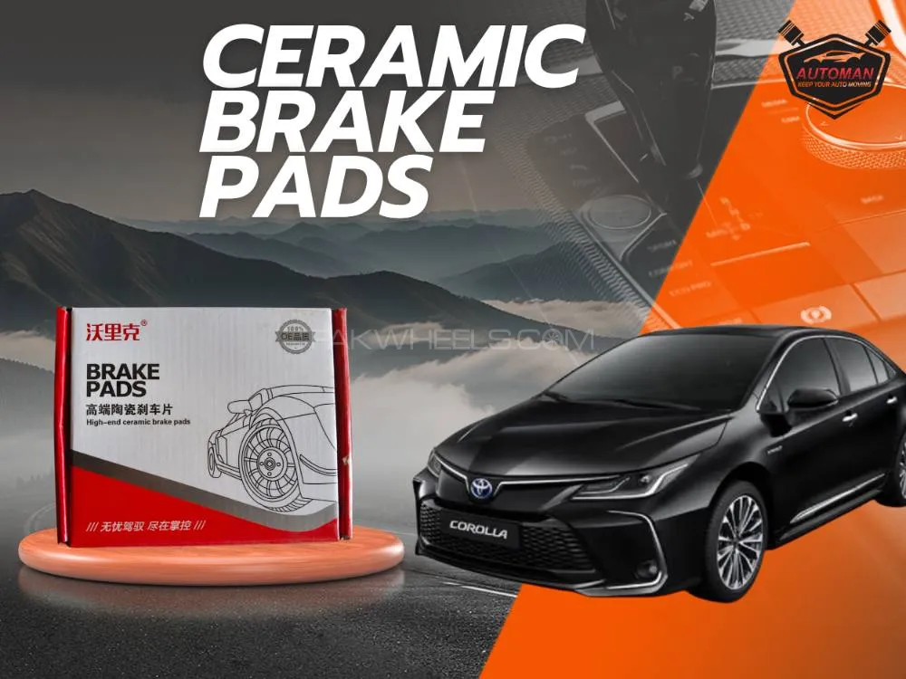 Front Ceramic Brake Pads for Toyota Corolla 2015-2025 – Hi-Track Premium Quality – Quiet & Durable Image-1
