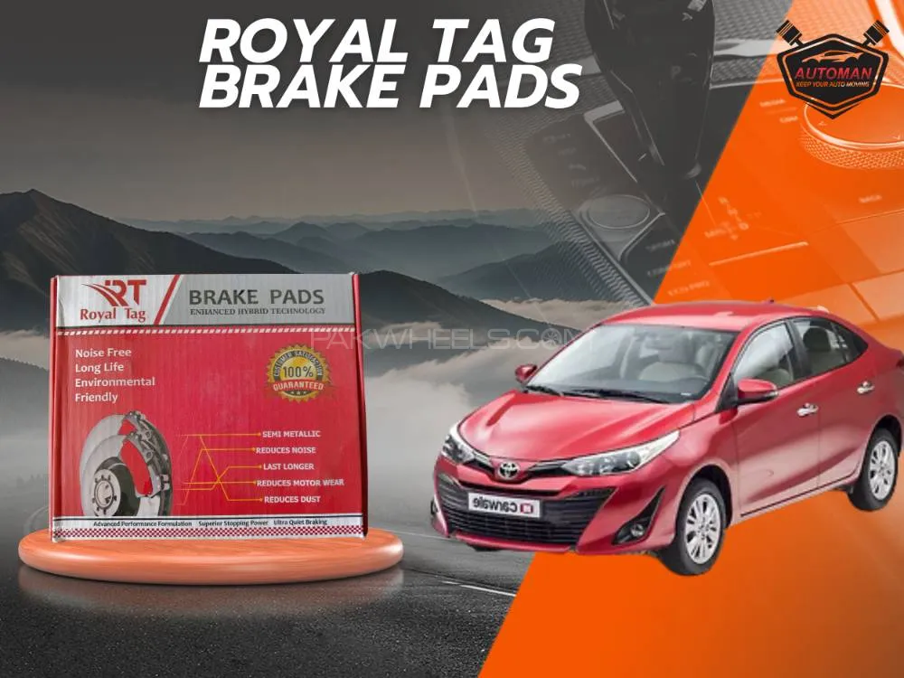 Royal Tag Front Brake Pads – Perfect Fit for Toyota Yaris | Reliable Stopping Power | Made in China Image-1