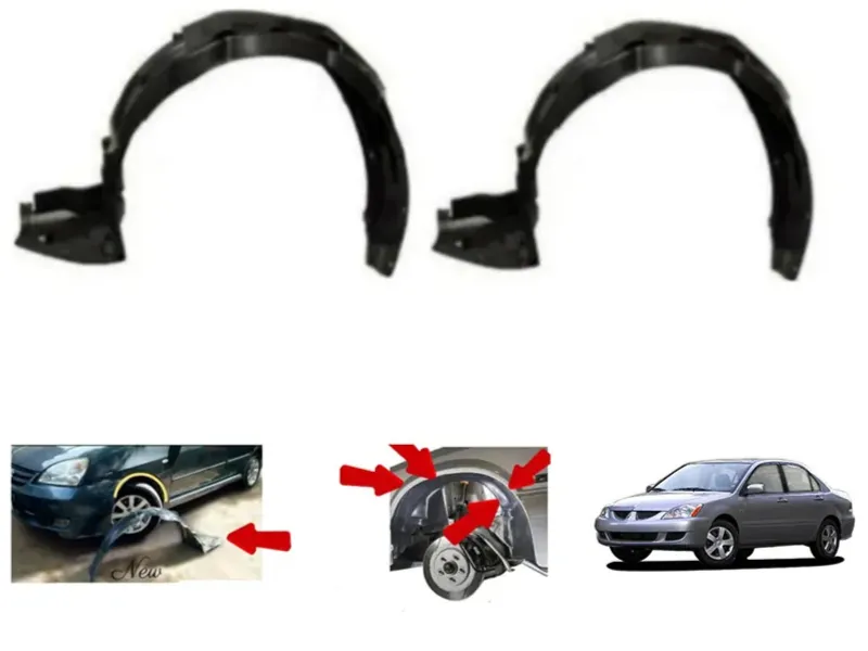 Mitsubishi Lancer 2002-2007 Fender Shield | 2 Pcs Set Image-1