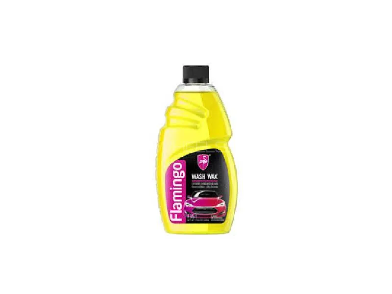 Flamingo Wash & Wax – 2-in-1 Car Shampoo & Shine | 2L High Foam Formula Image-1