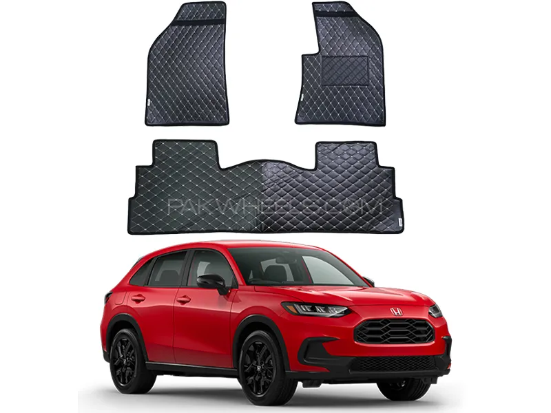 Honda HR-V 7D Floor Mat ( Flat Style ) 3PCS - Model 2022-2025 Image-1
