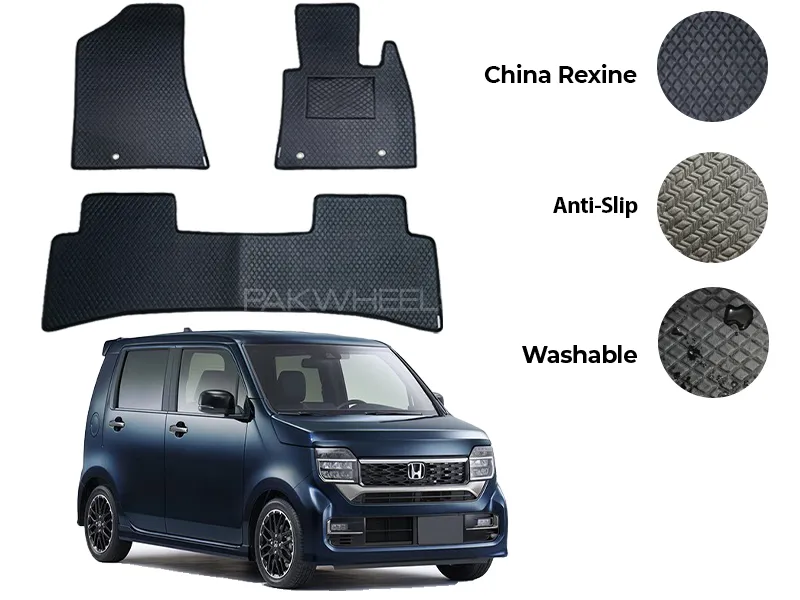 Honda N Wgn China Rexine Floor Mat 3PCS - Model 2020-2025 Image-1