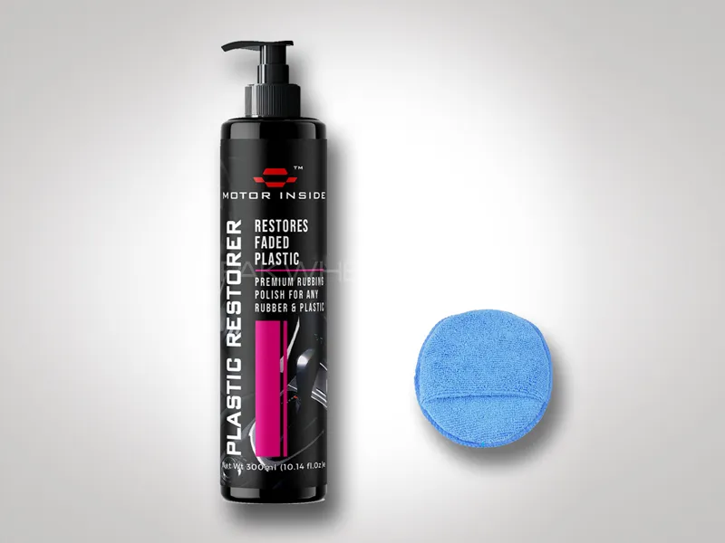 Motor Inside Plastic Restorer 275ml with Microfiber Pad Image-1