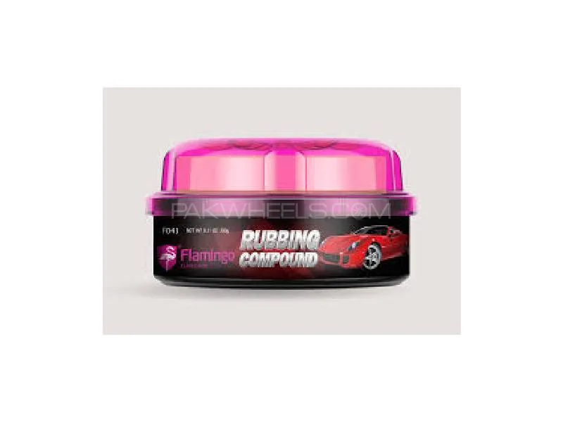 Flamingo Rubbing Compound 230g – Heavy-Duty Car Paint Cleaner for Scratches, Oxidation & Swirl Remov Image-1