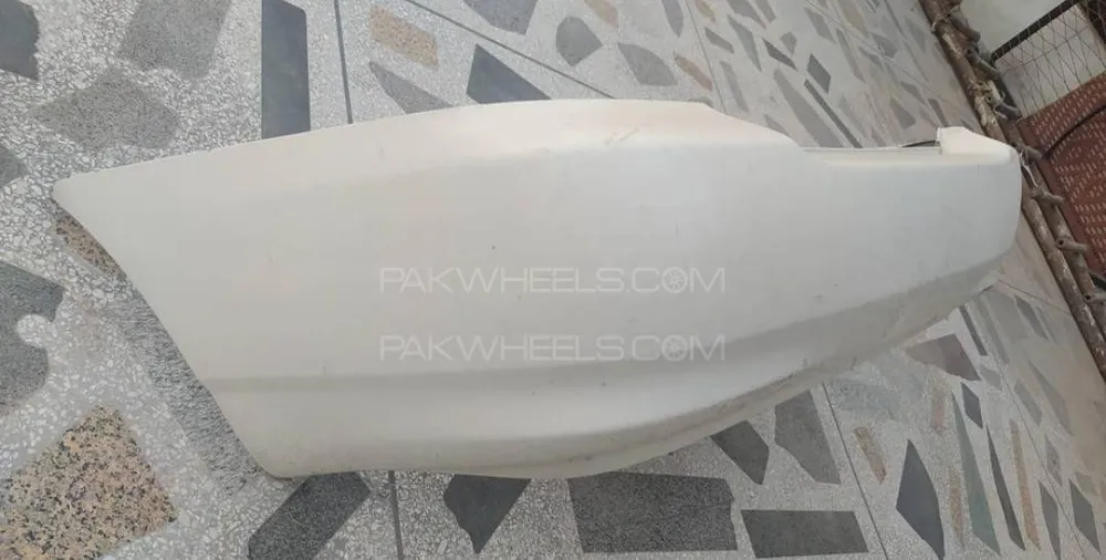 Corolla 1.8 Altus Rear Bumper Genuine White Paint Image-1