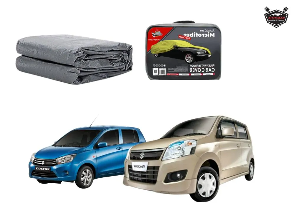 Suzuki Wagon R & Cultus (All Models) Premium Cotton Fabric Top Cover – Custom Fit, Stylish Protectio Image-1