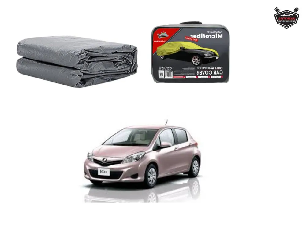 Toyota Vitz All Models Premium Cotton Fabric Top Cover Image-1