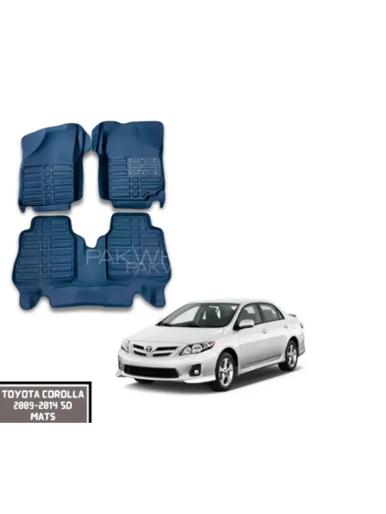Premium Quality Customized 5D Car Floor Mats for Toyota Corolla 2009-2014 | Best Quality 5D Car Mats Image-1