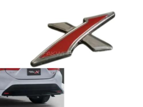 Toyota Corolla 2021-2023 Rear X Logo - 1 Pcs Toyota Corolla 2021-2023 Rear X Logo - 1 Pcs
