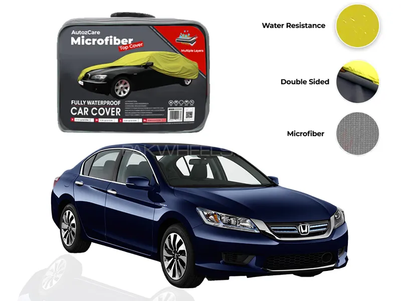 Honda Accord Microfiber Car Top Cover - Model 2013 - 2018 Image-1