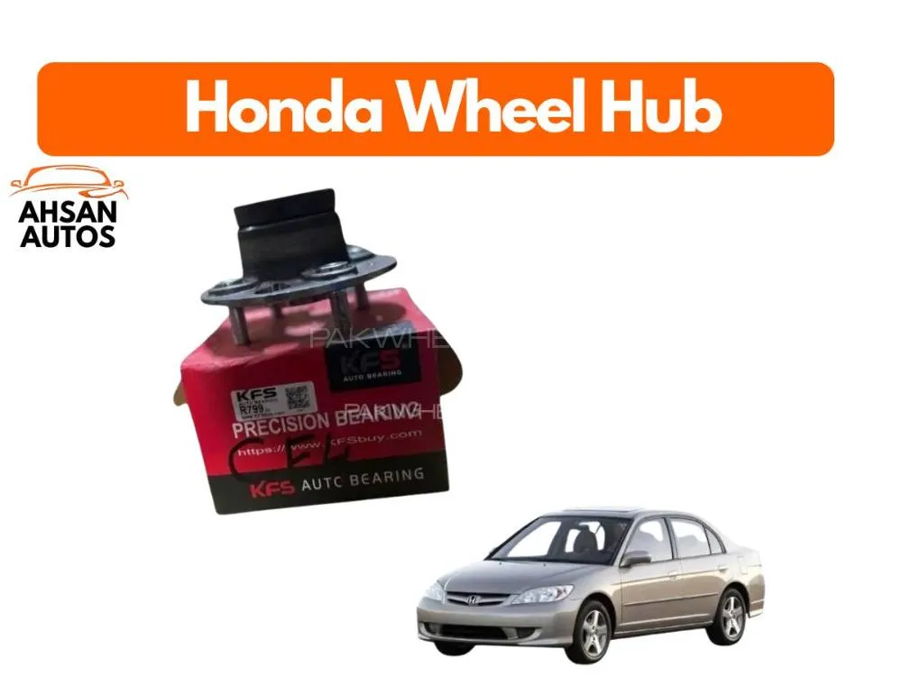 Honda Civic 2000-04 Wheel Hub Rear KFS Image-1
