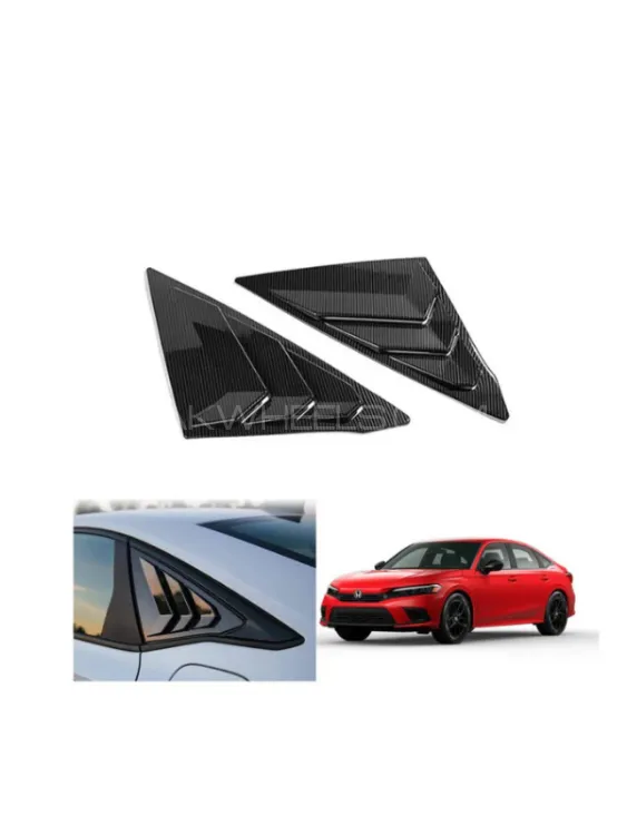 Honda Civic  2022-2025 Quarter Lower Carbon Fiber Image-1