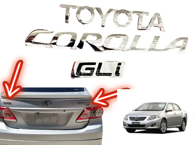 Toyota Corolla 2009-2014 Rear Logo Toyota Corolla 2009-2014 Rear Logo Image-1