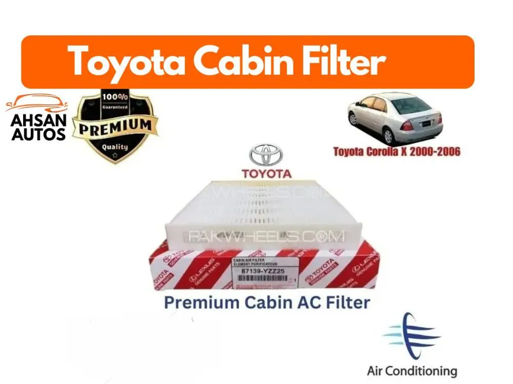 Toyota Corolla X 2000-2006 Premium Quality Cabin Filter - Imported Image-1