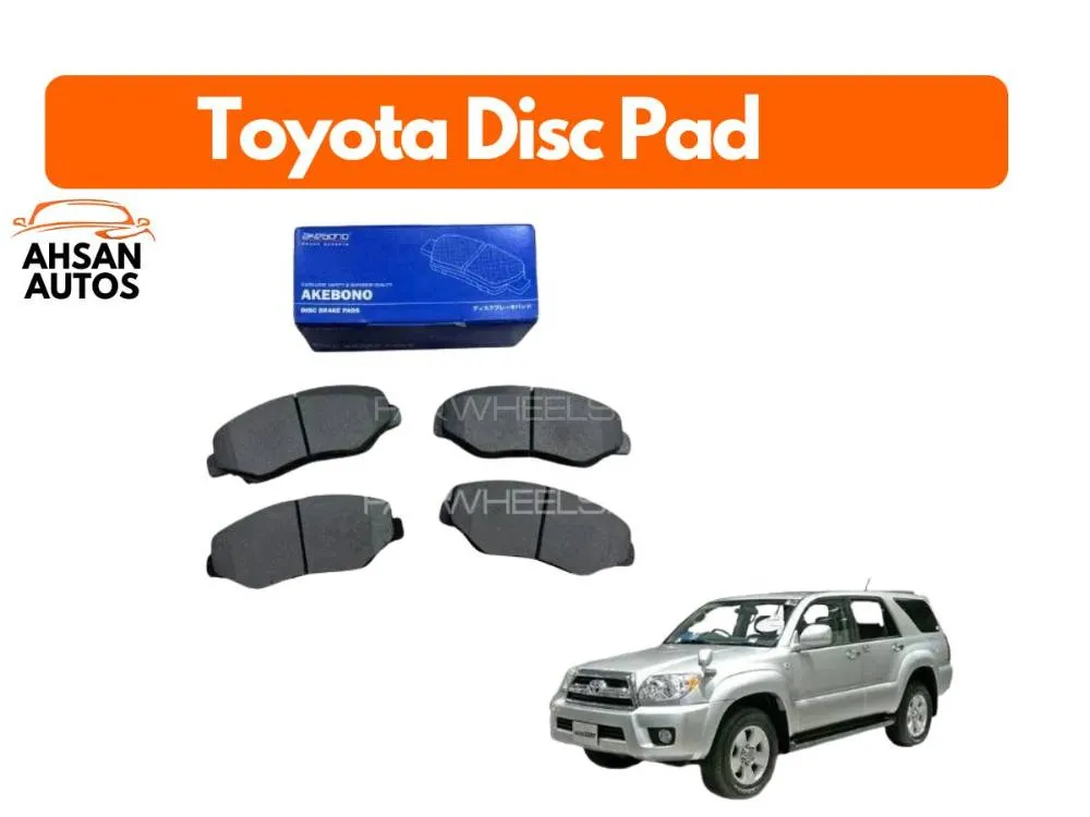 Toyota Surf 2002-2009 Front Disc Pad Akebono Japan AN-303wk Image-1