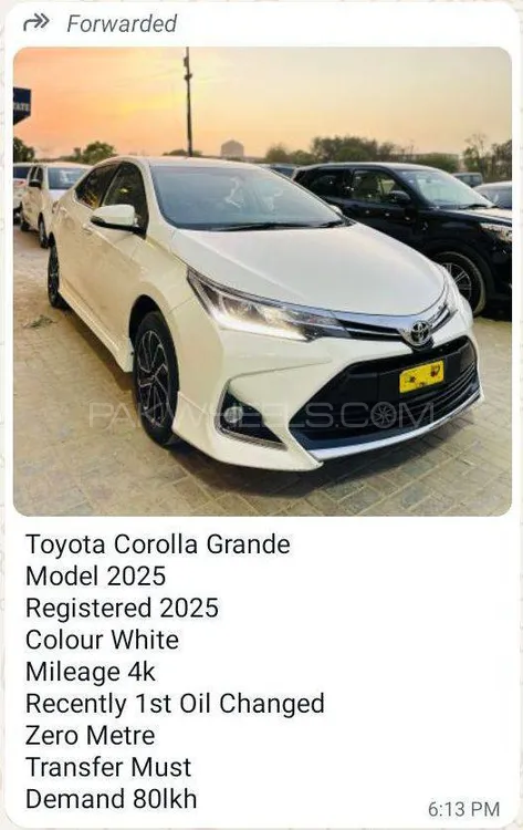Toyota Corolla 2025 for Sale in Karachi Image-1