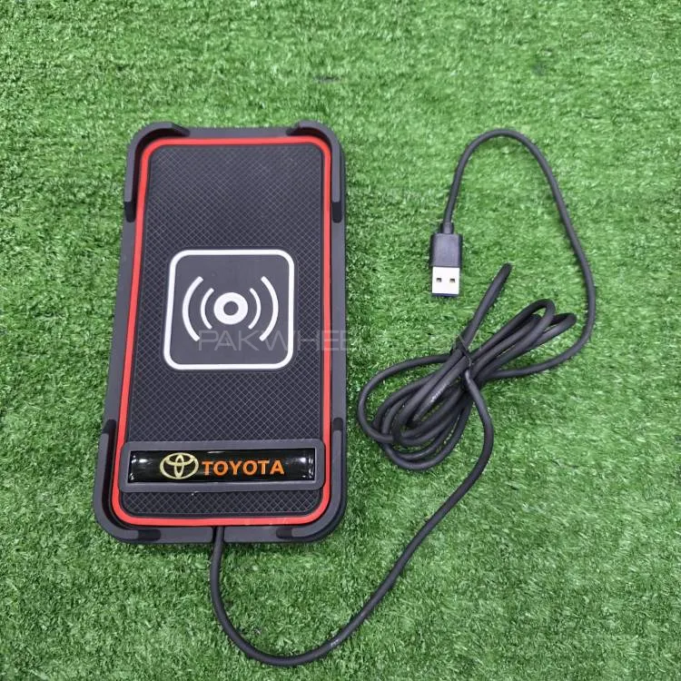 Universal Car Mobile Wireless Charger Matt In Premium Quality 1 Pc Image-1