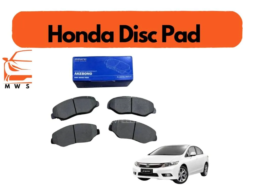 Honda Civic Rebirth, Reborn 2006-20016 Front Disc Pad Akebano Japan AN-455wk Image-1