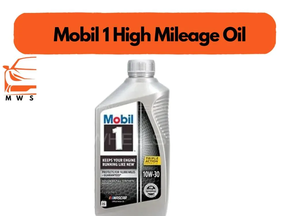 mobil 1 new high milage  10w 30 engine oil in 1 litre Image-1