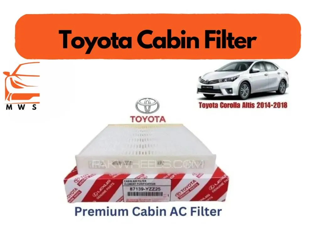 Toyota Corolla Altis 2014-2018 Premium Quality Cabin Filter - Imported Image-1