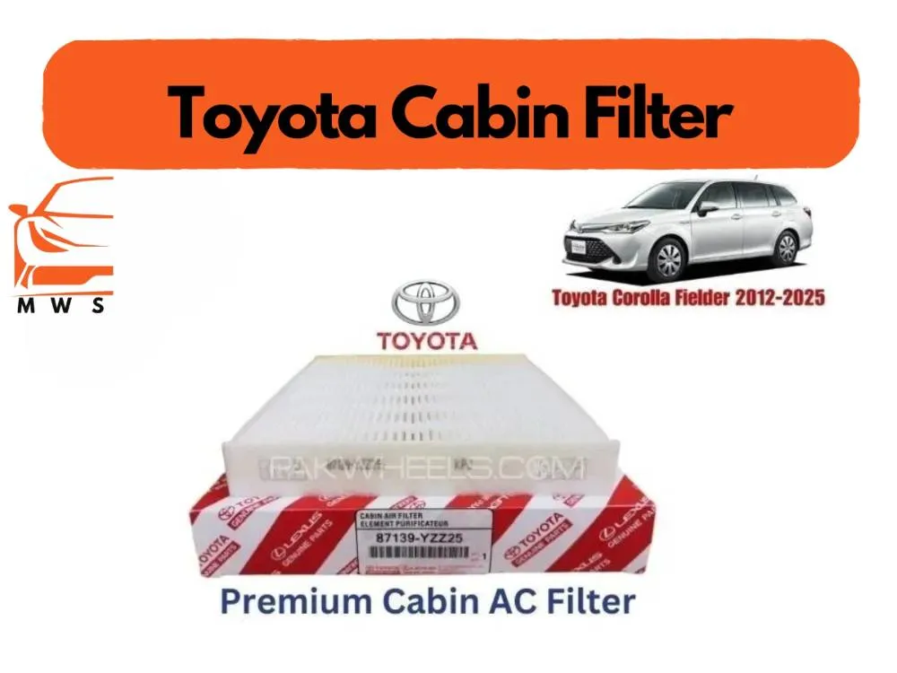 Toyota Corolla Fielder 2012-2025 Premium Quality Cabin Filter - Imported Image-1