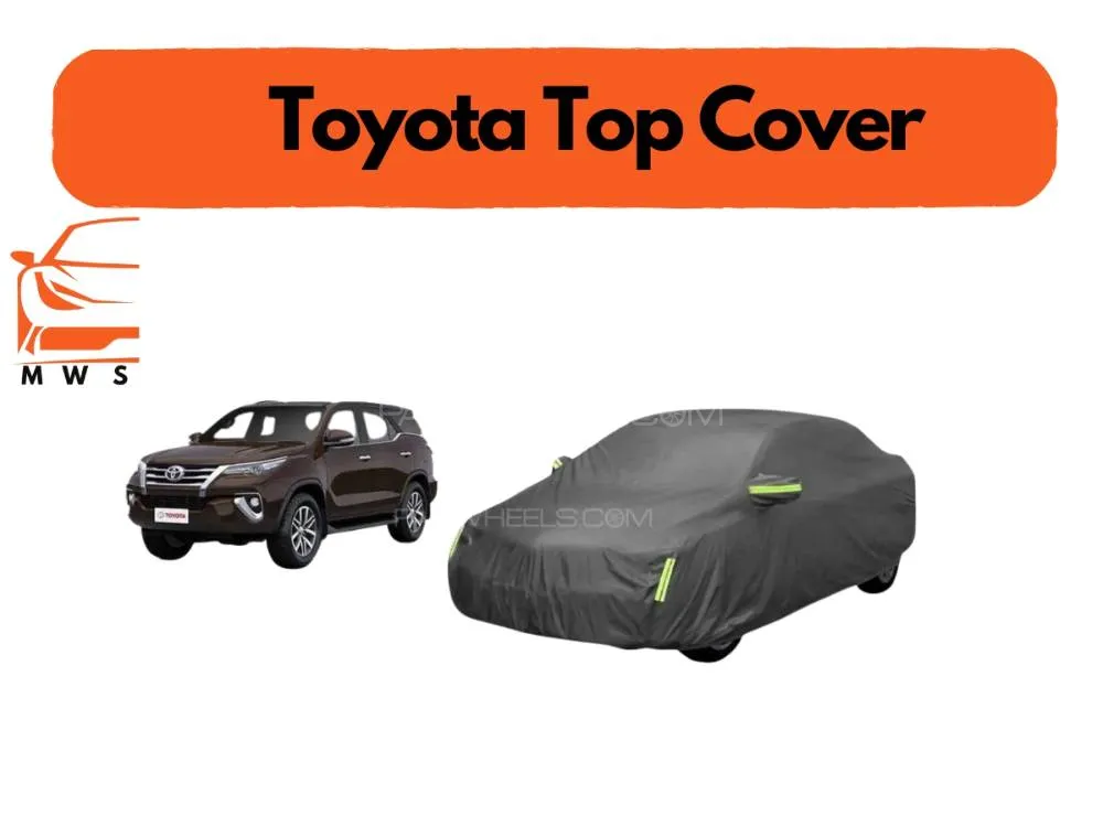 Toyota Fortuner 2013-2024 Top Cover | Grey | Anti-Scratch | Double Layer | Heat Proof | Water Proof Image-1
