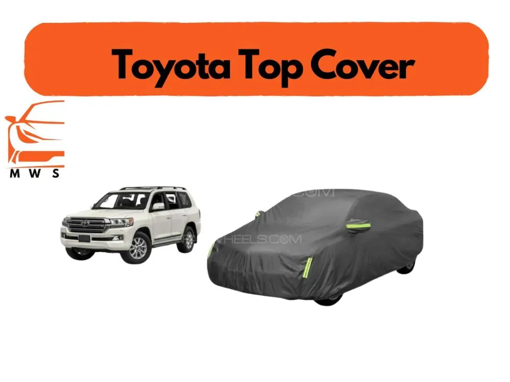 Toyota Landcruiser V8 Top Cover | Grey | Anti-Scratch | Double Layer | Heat Proof | Water Proof Image-1