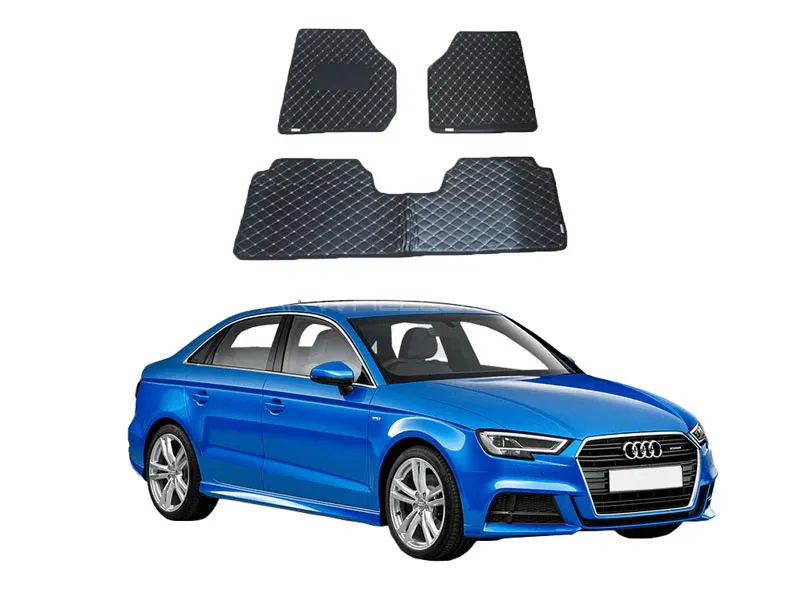 Audi A3 Model 2012-2020 7D Floor Mat ( Flat Style ) 4PCS Image-1