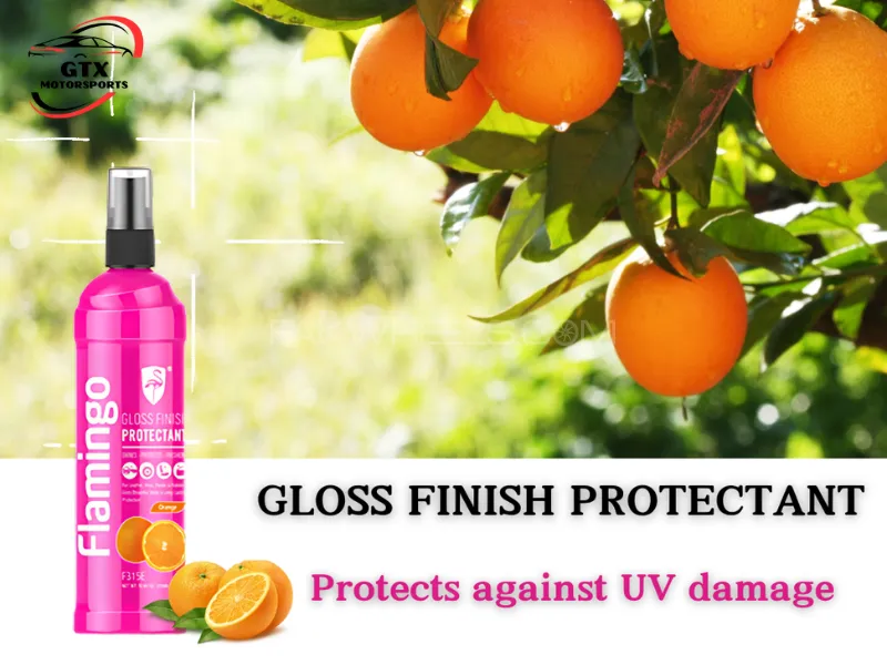 Flamingo Gloss Finish Protectant – 315ml (Orange) Image-1