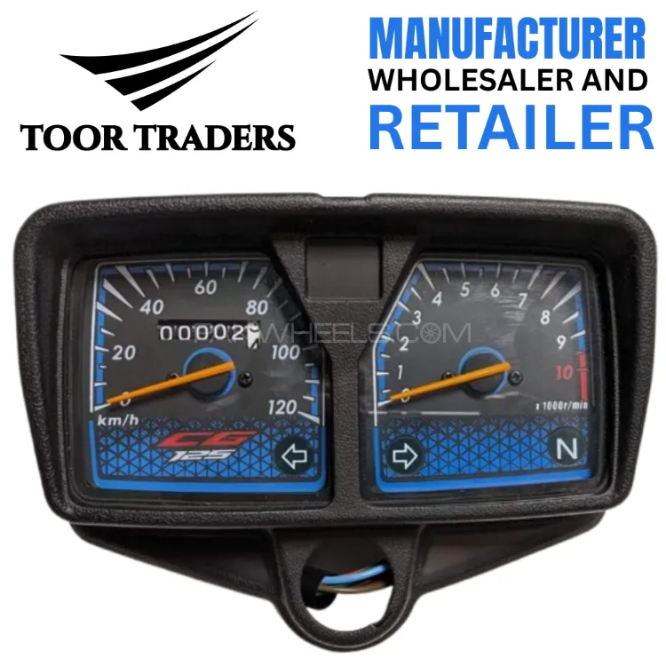 Genuine Motorcycle Speedometer for Honda CG-125CC Bikes  Image-1