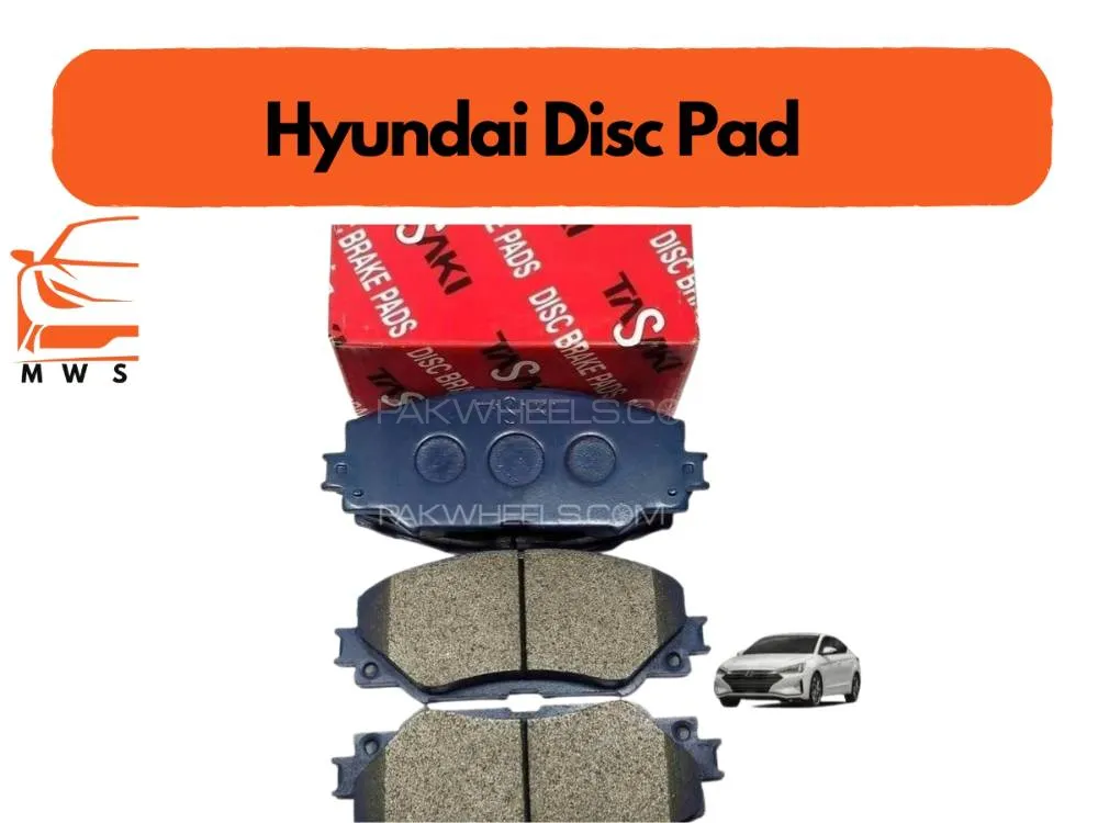 Hyundai Elantra front disk brake pads (2020-24)MADE IN KOREA Image-1