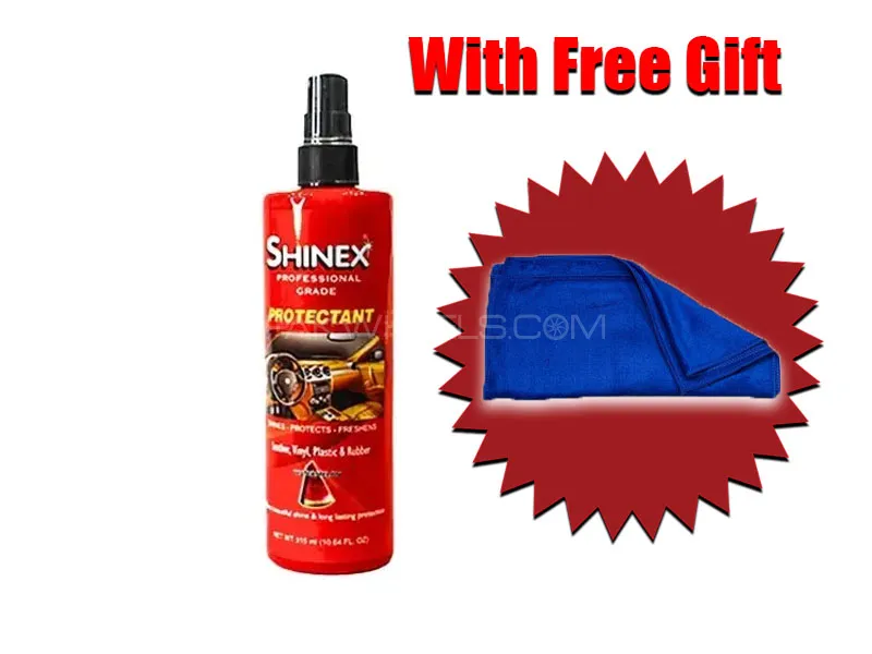 SHINEX Red Dashboard Protectant Liquid Polish Image-1