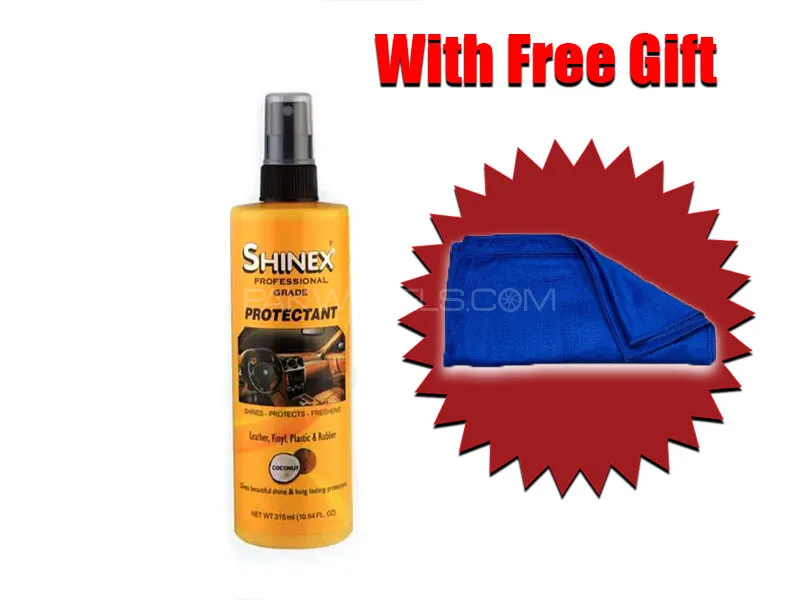 SHINEX Yellow Dashboard Protectant Liquid Polish Image-1