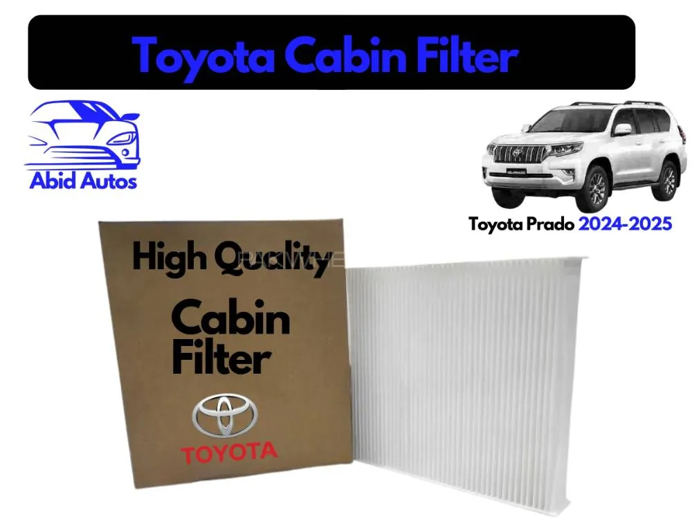 Toyota Prado 2024-2025 Premium Quality Cabin Filter - Imported Image-1