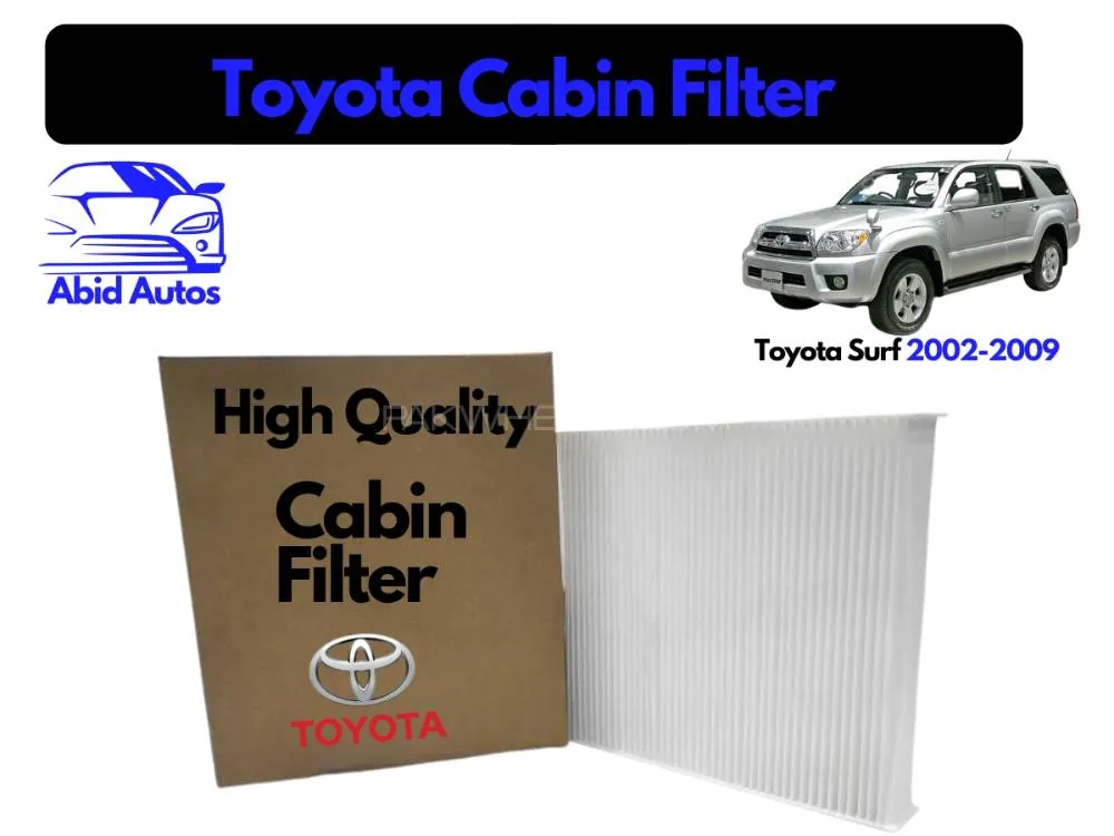 Toyota Surf 2002-2009 Premium Quality Cabin Filter - Imported Image-1