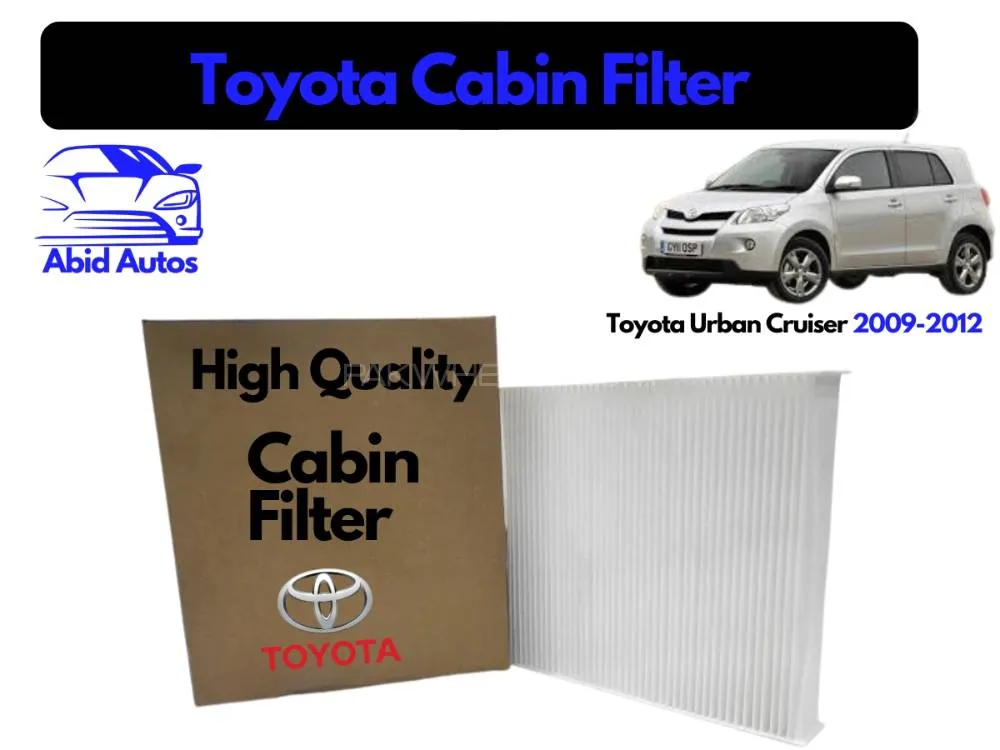 Toyota Urban Cruiser 2009-2012 Premium Quality Cabin Filter - Imported Image-1