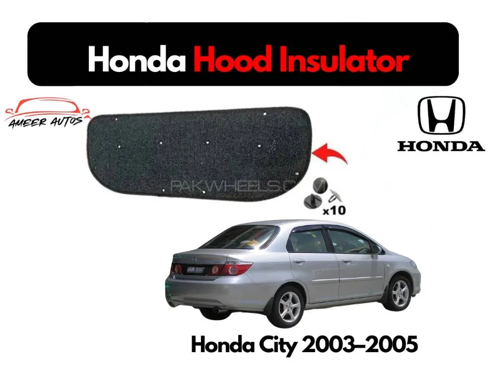 Bonnet Hood Insulator Liner for Honda City (2003–2005) – Local Fit Namda Cover Image-1