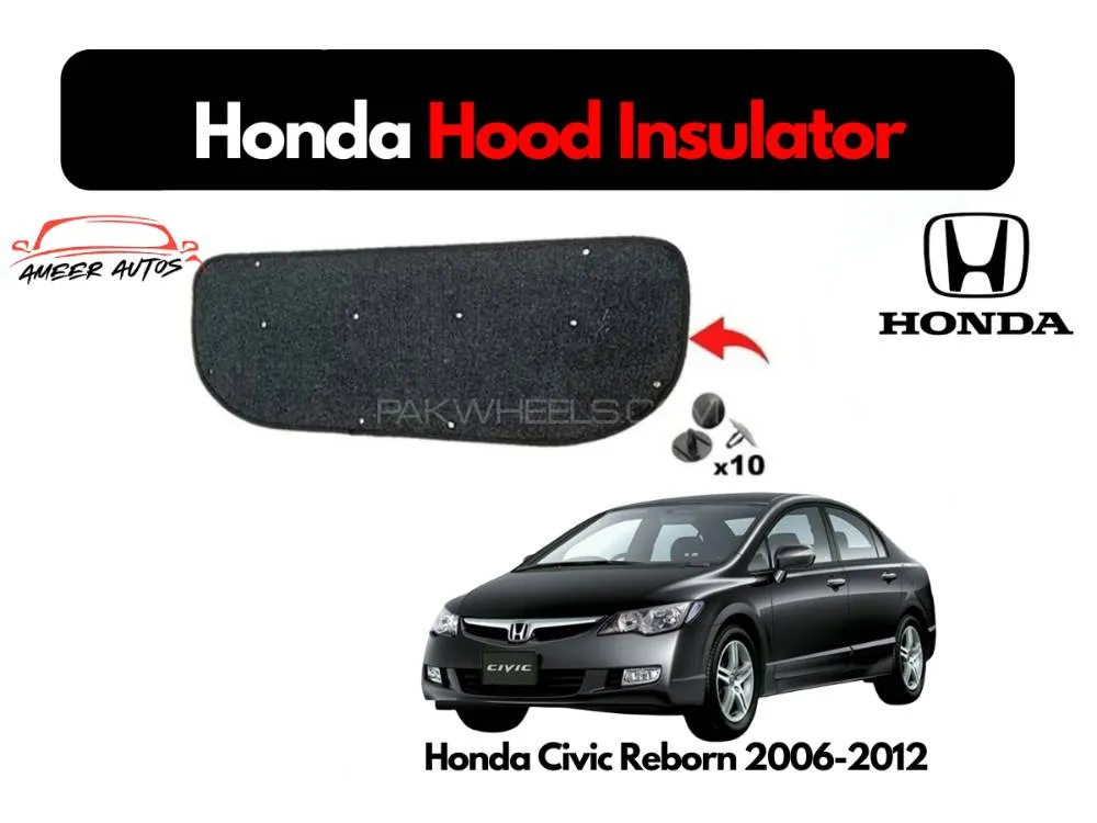 Bonnet Hood Insulator Liner for Honda Civic Reborn (2006–2012) – Local Fit Cover Image-1